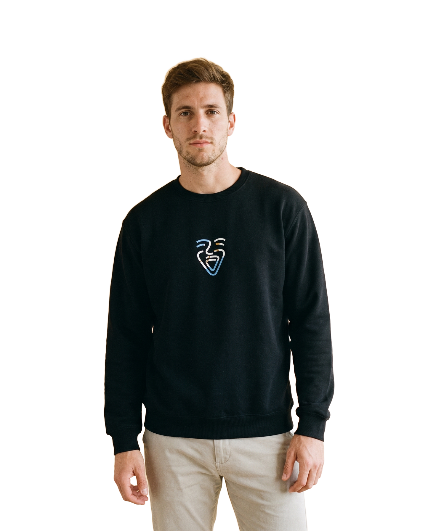 Argentina Sweater – Black – Model (Mann)