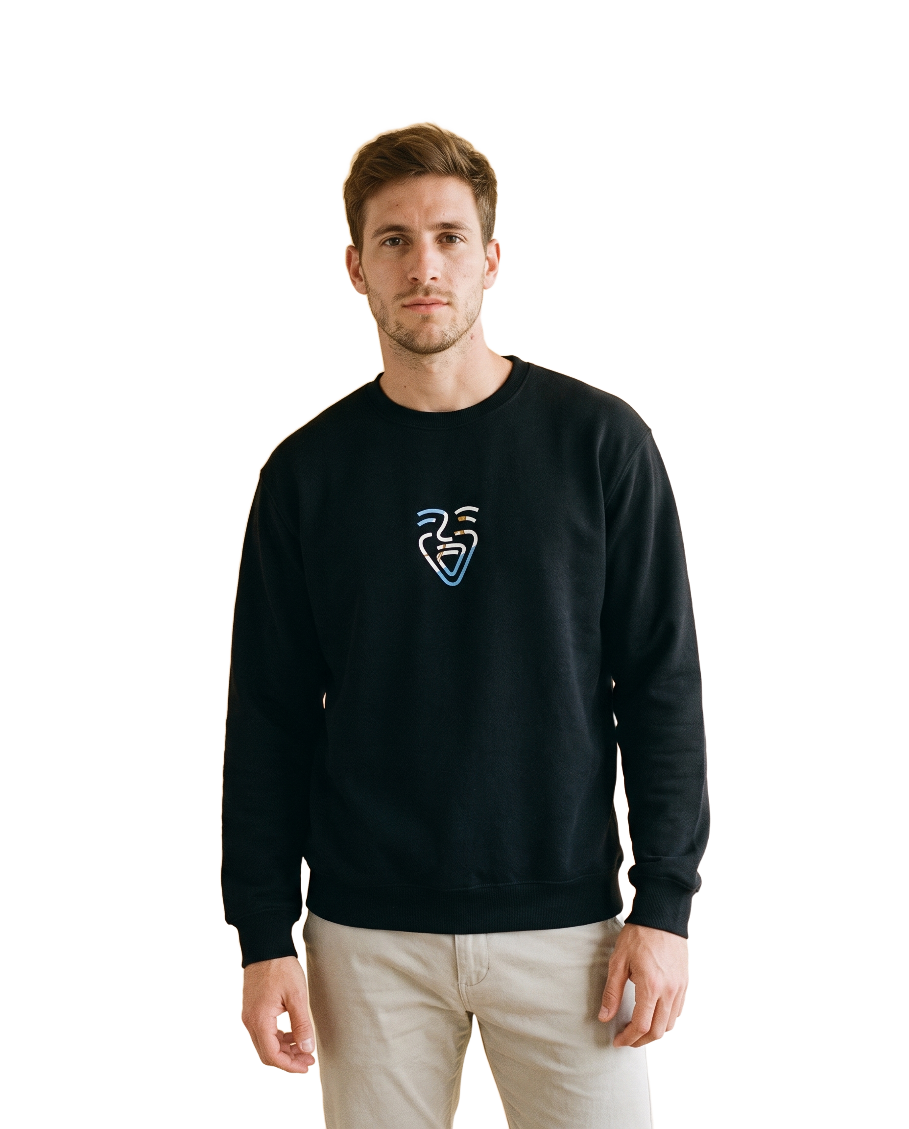 Argentina Sweater – Black – Model (Mann)