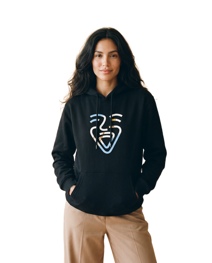 Argentina Hoodie – Black – Model (Frau)