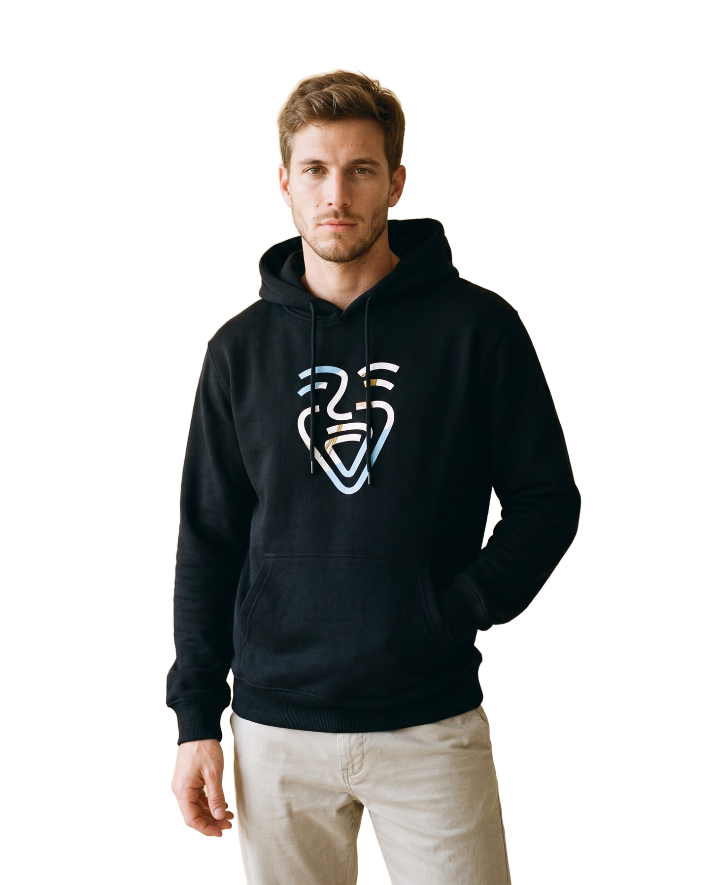 Argentina Hoodie – Black – Model (Mann)