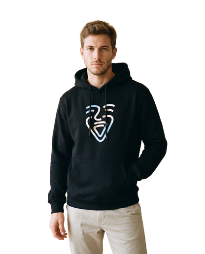 Argentina Hoodie – Black – Model (Mann)