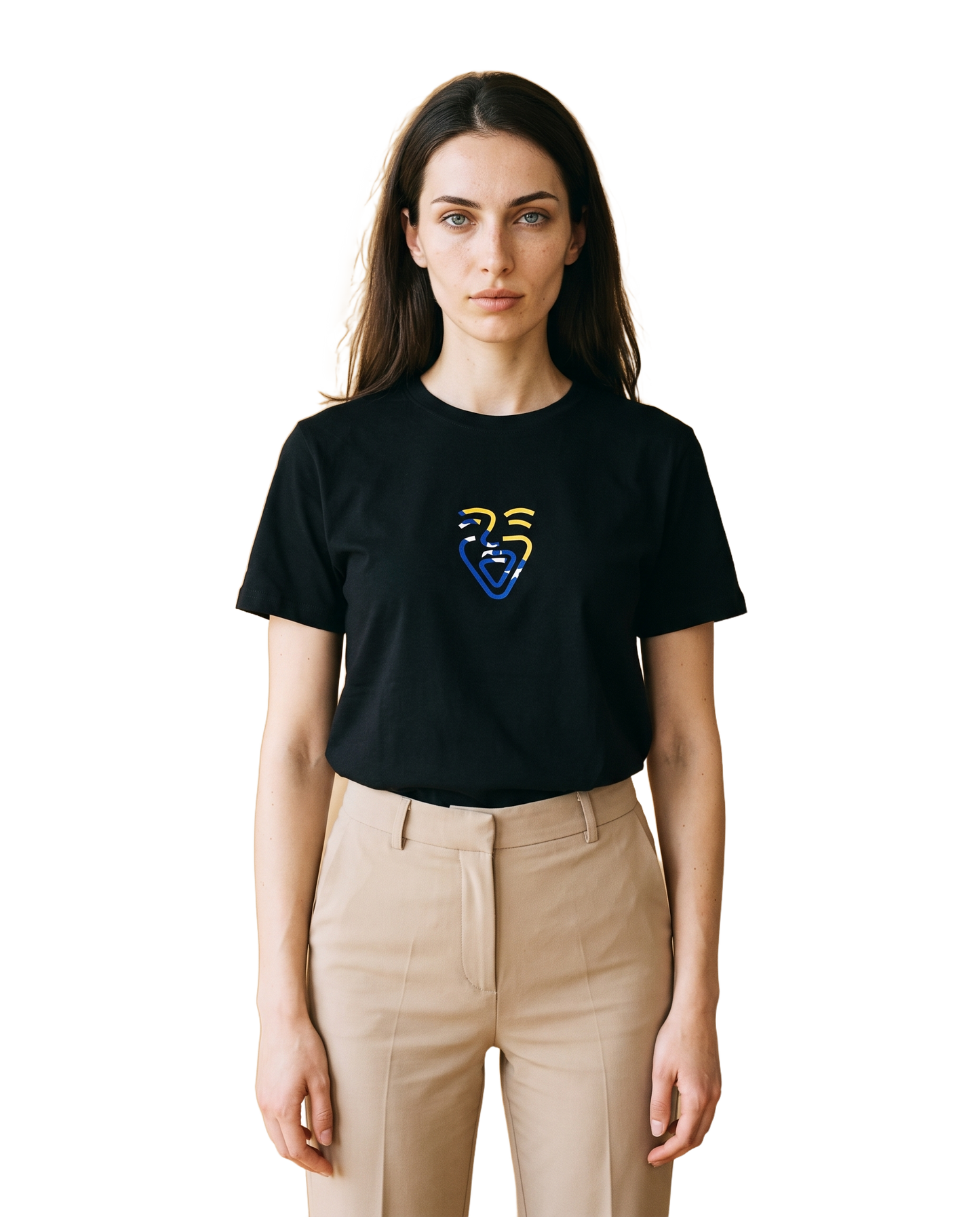 Bosnien Shirt – Black – Model (Frau)