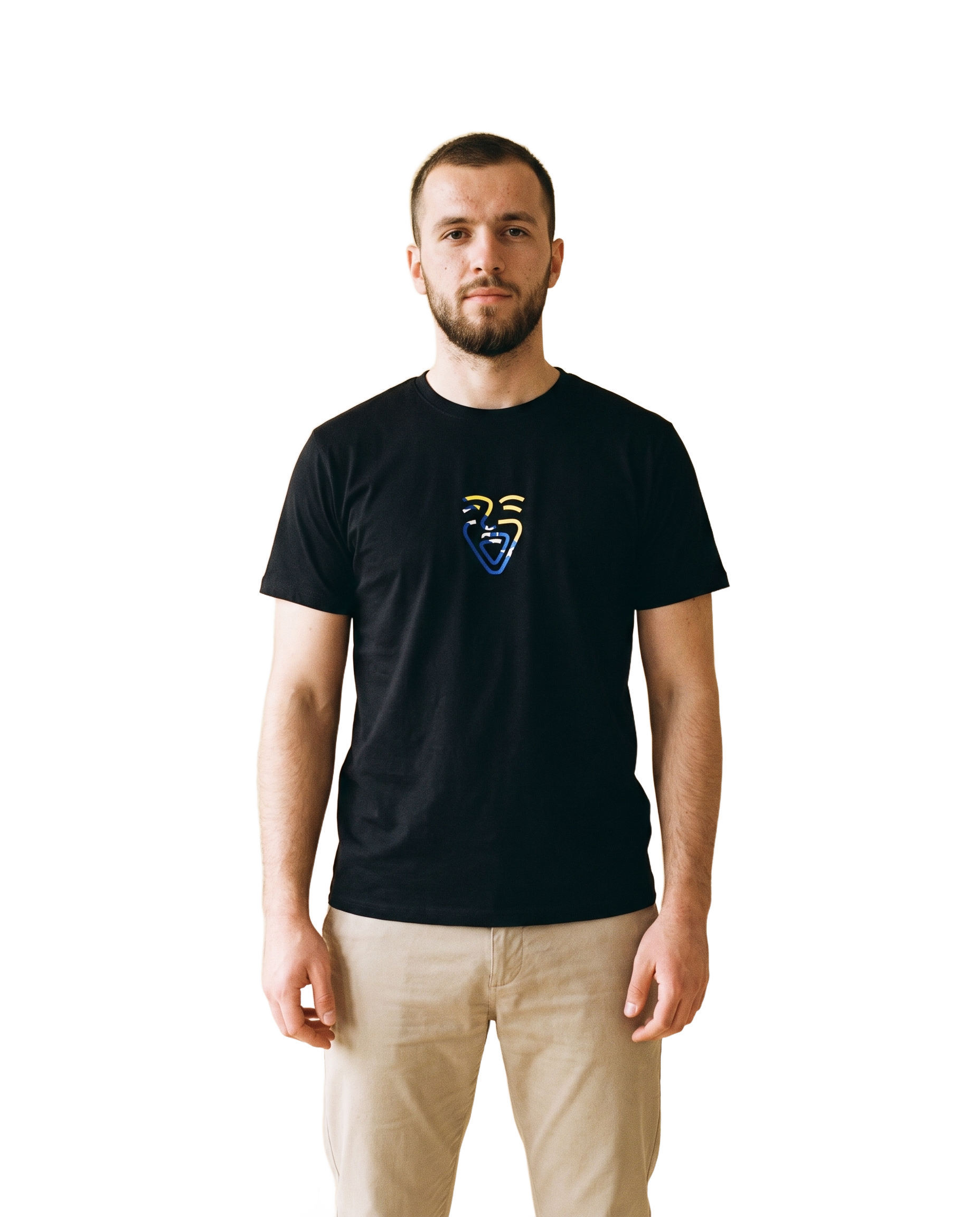 Bosnien Shirt – Black – Model (Mann)