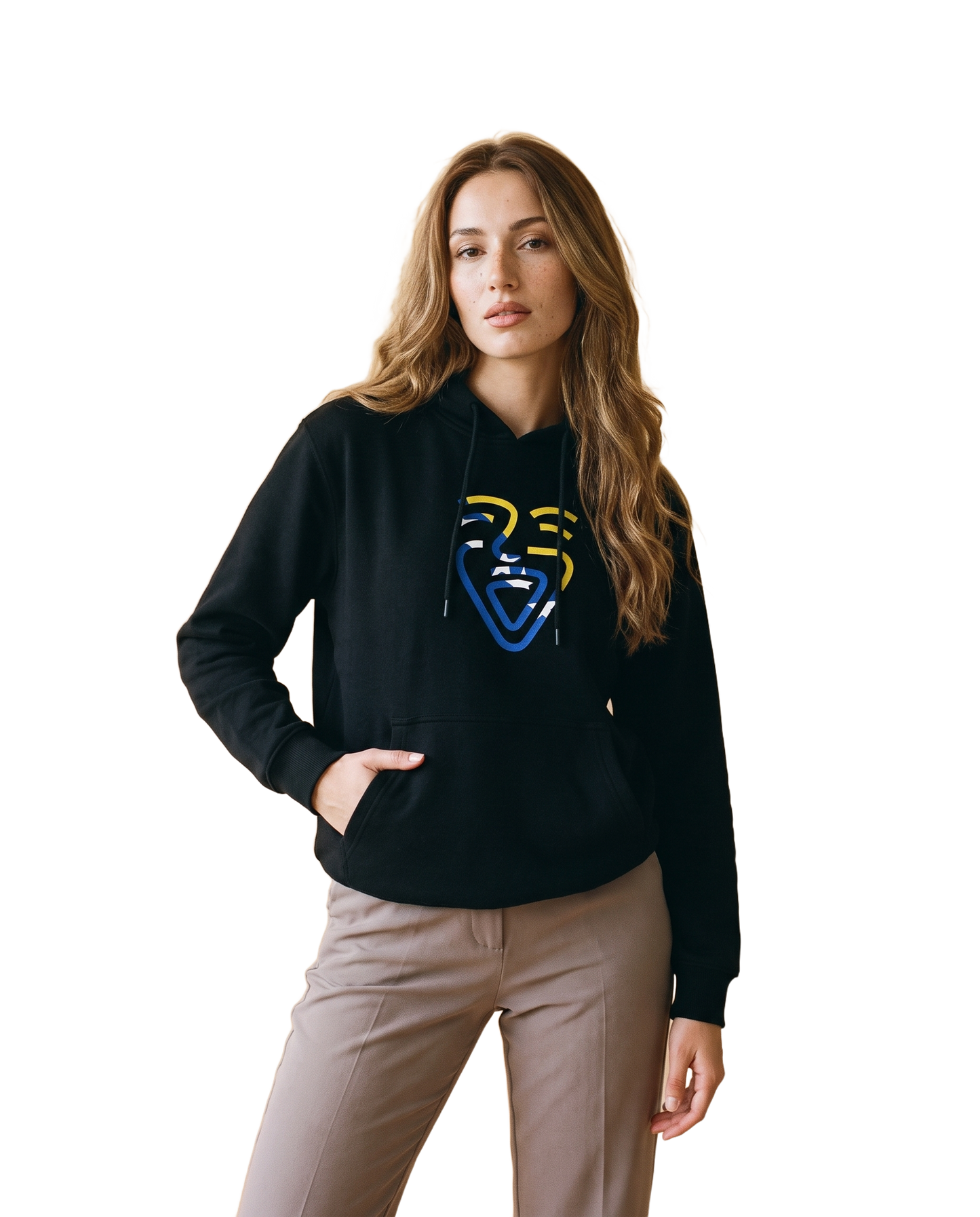 Bosnia Hoodie – Black – Model (Frau)
