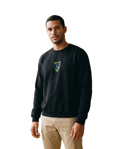 Brazil Sweater – Black – Model (Mann)