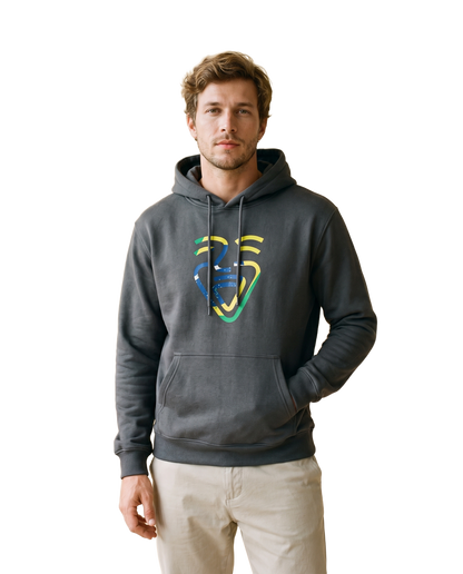 Brazil Hoodie – Black – Model (Mann)