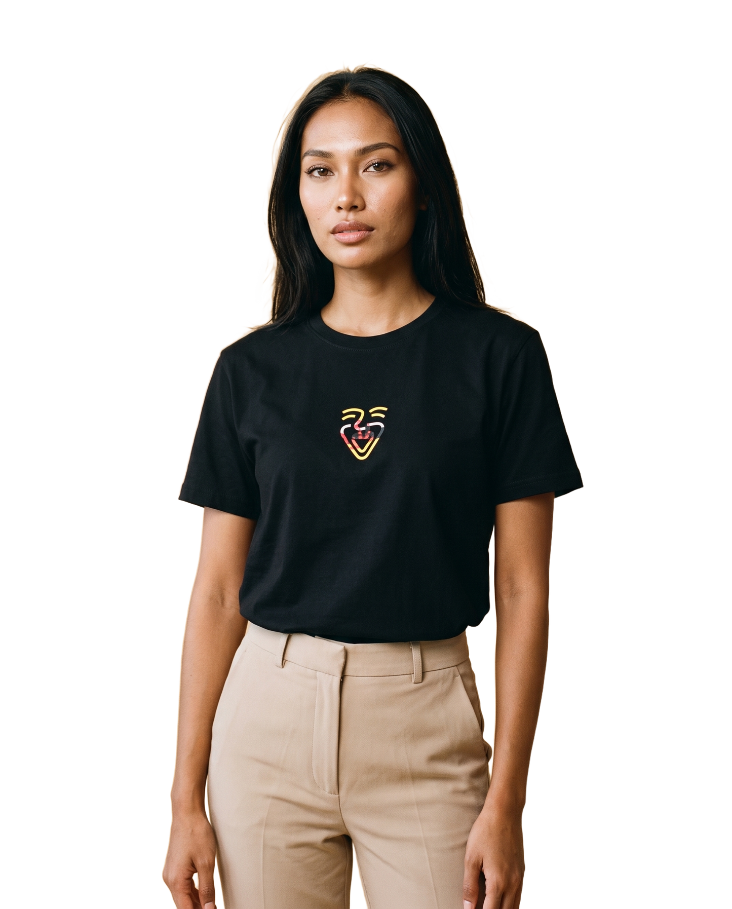Brunei Darussalam Shirt – Black – Model (Frau)