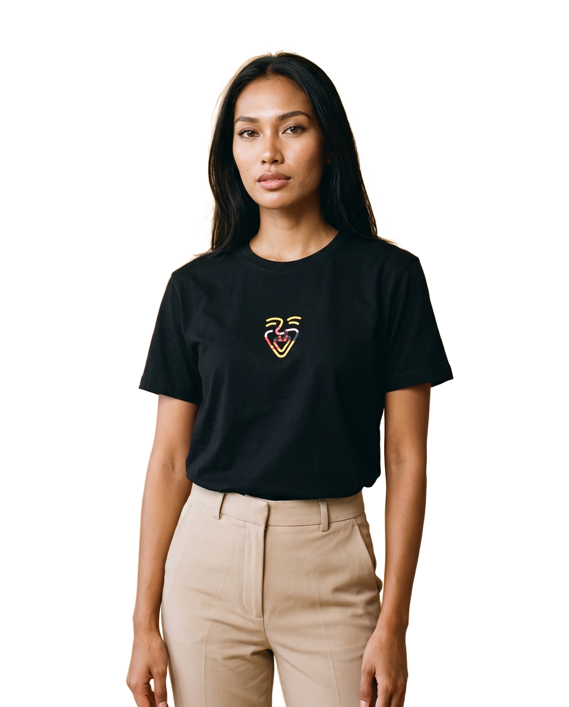 Brunei Darussalam Shirt – Black – Model (Frau)