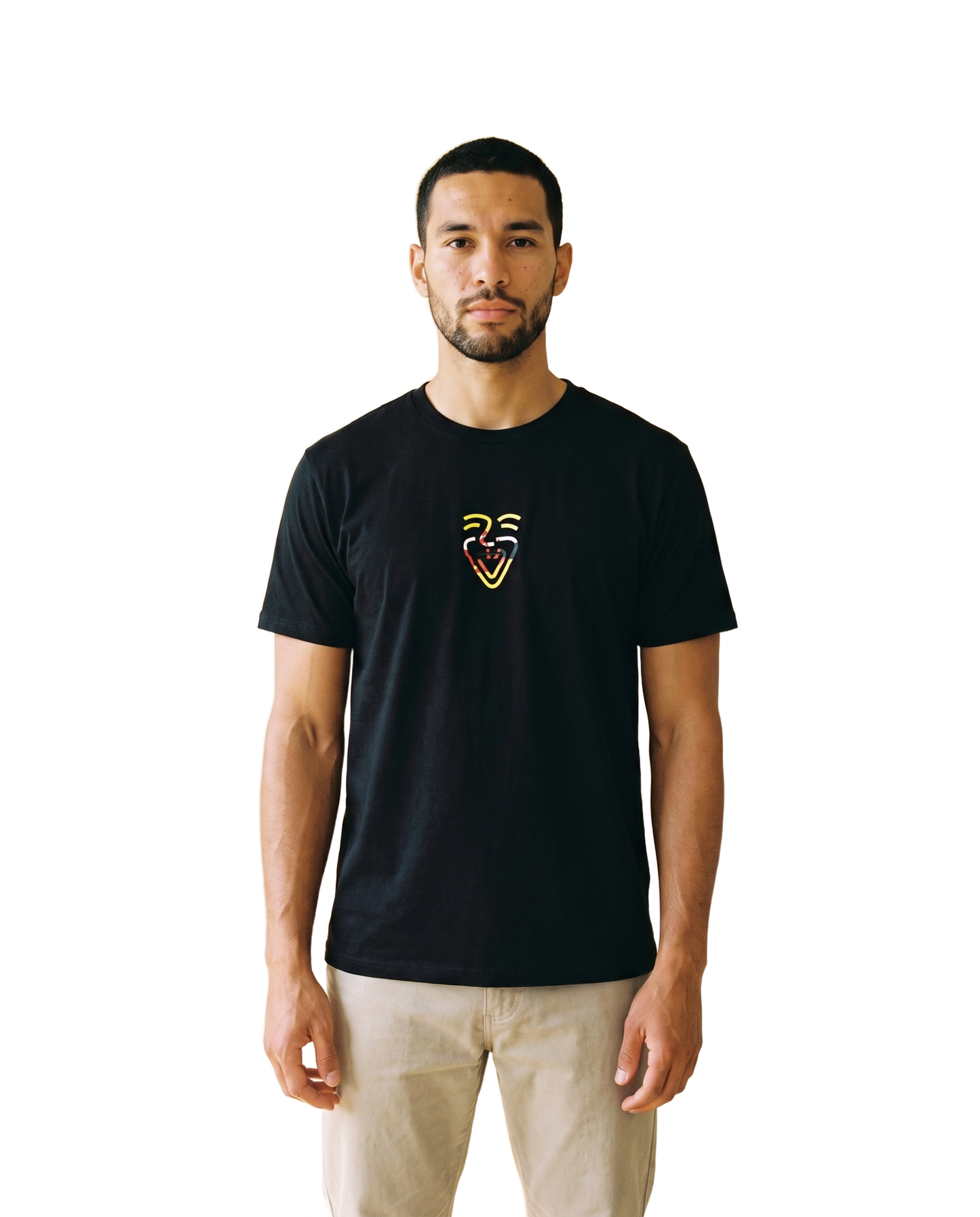 Brunei Darussalam Shirt – Black – Model (Mann)
