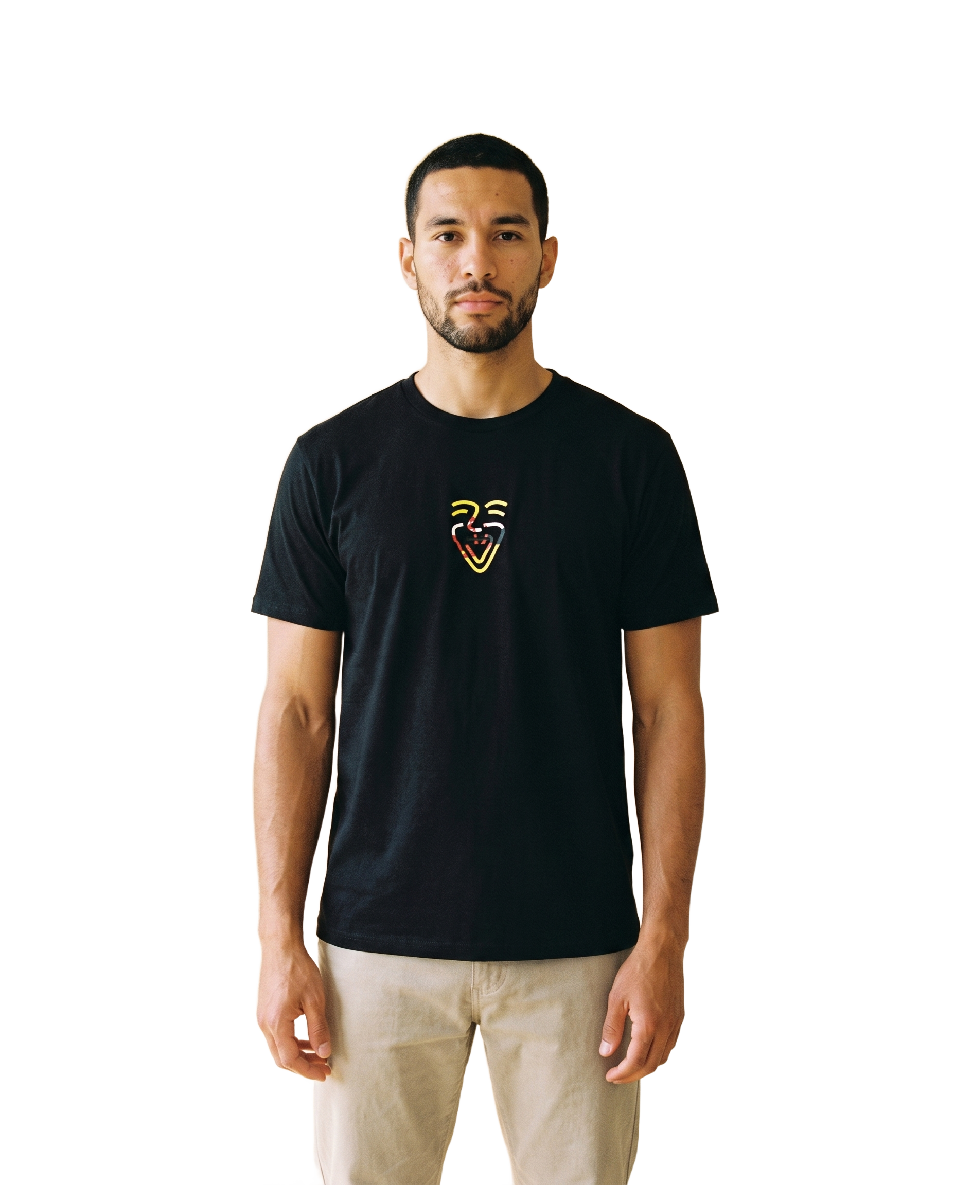 Brunei Darussalam Shirt – Black – Model (Mann)
