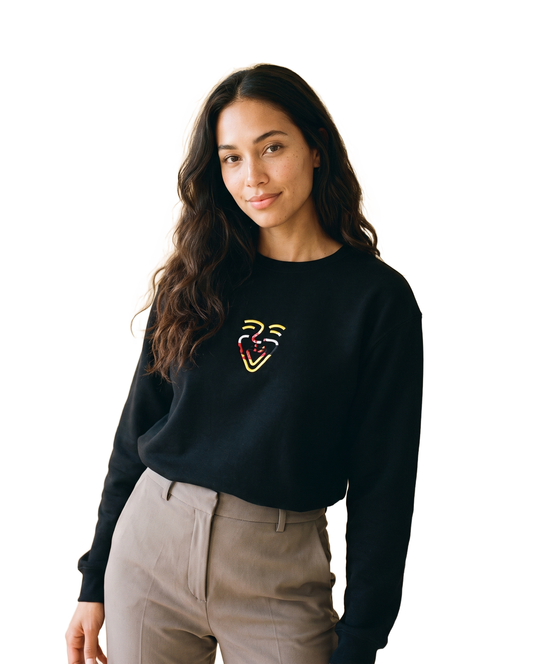 Brunei Darussalam Sweater – Black – Model (Frau)