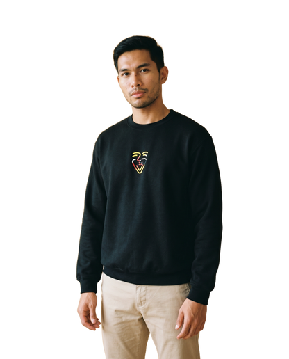 Brunei Darussalam Sweater – Black – Model (Mann)