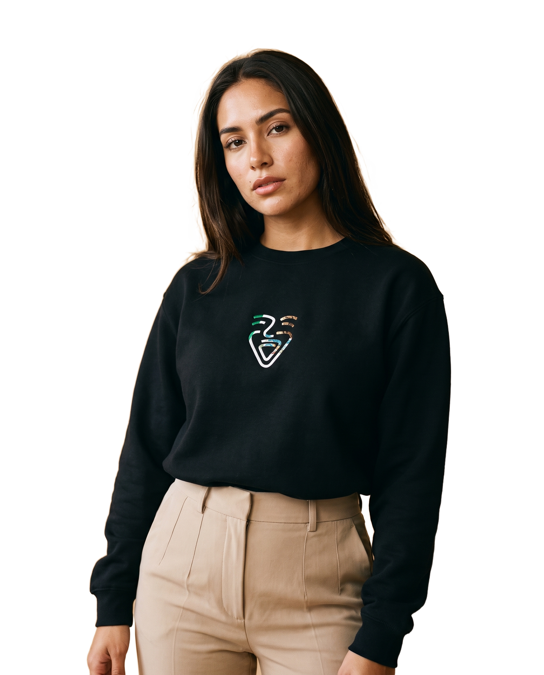 Mexico Sweater Black on-model Frau