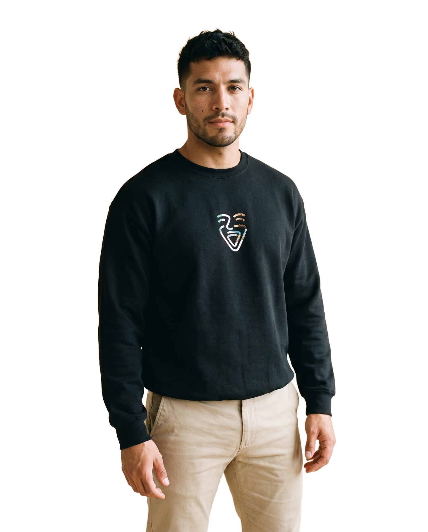 Mexico Sweater Black on-model Mann