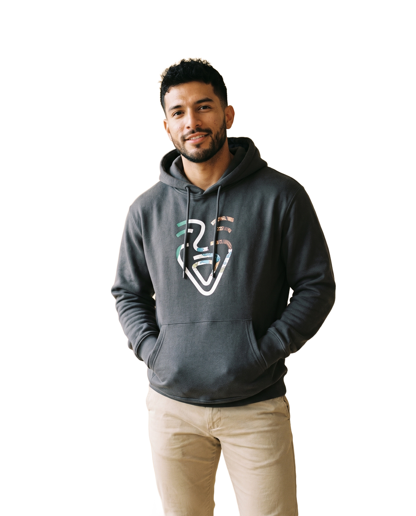 Mexico Hoodie Black on-model Mann