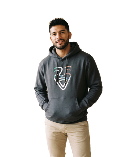 Mexico Hoodie Black on-model Mann