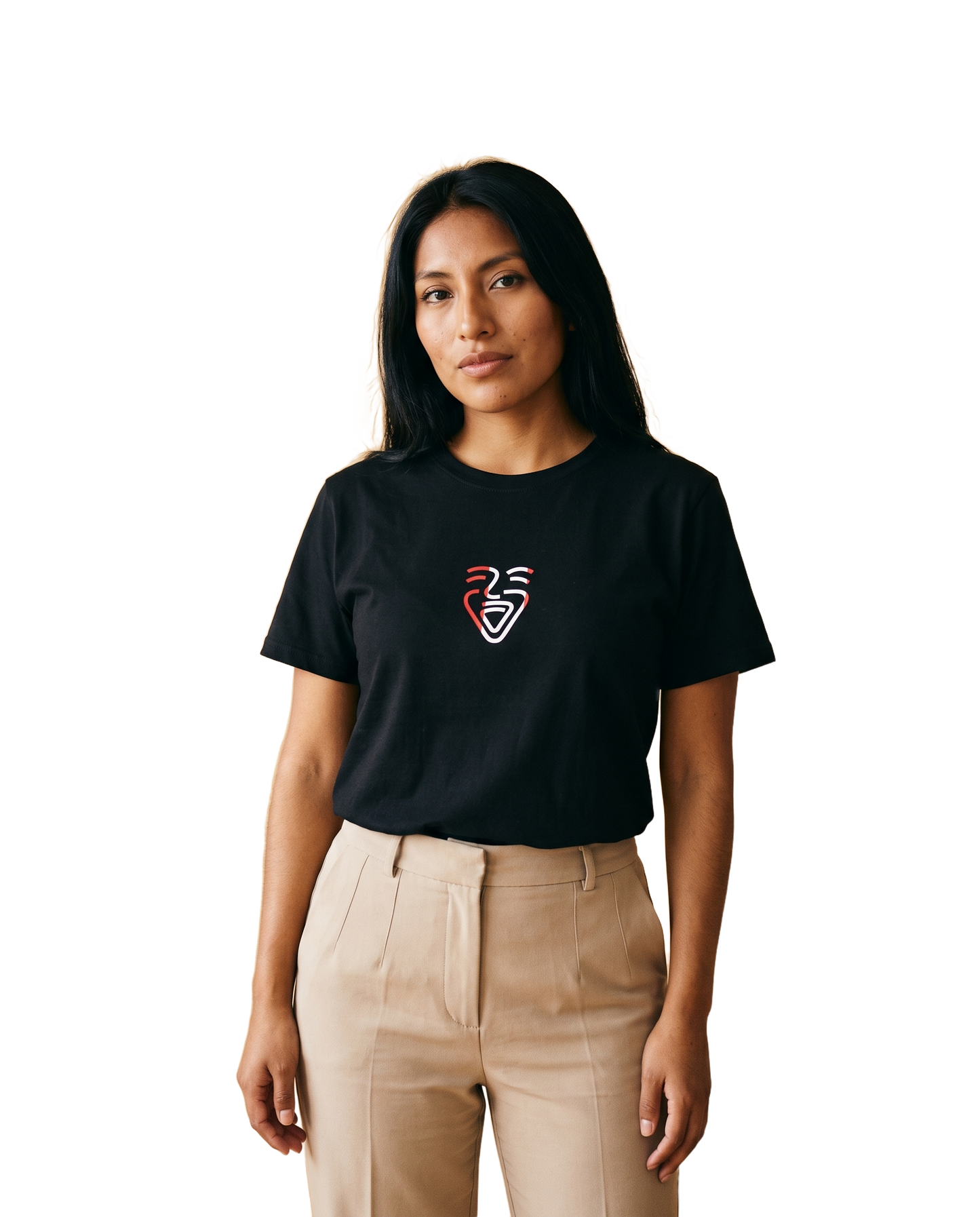 Peru Shirt Black on-model Frau