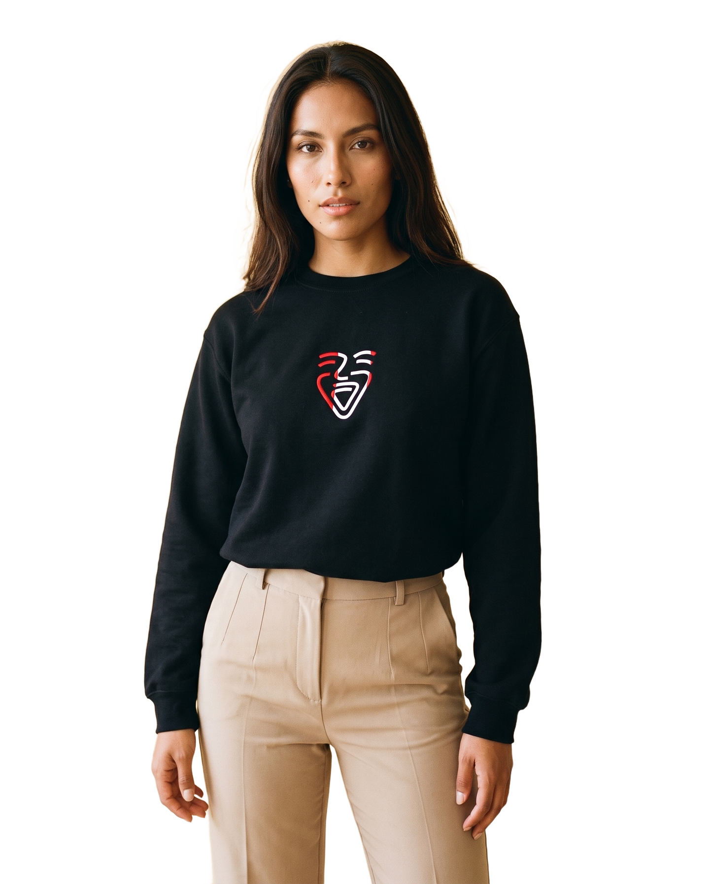 Peru Sweater Black on-model Frau