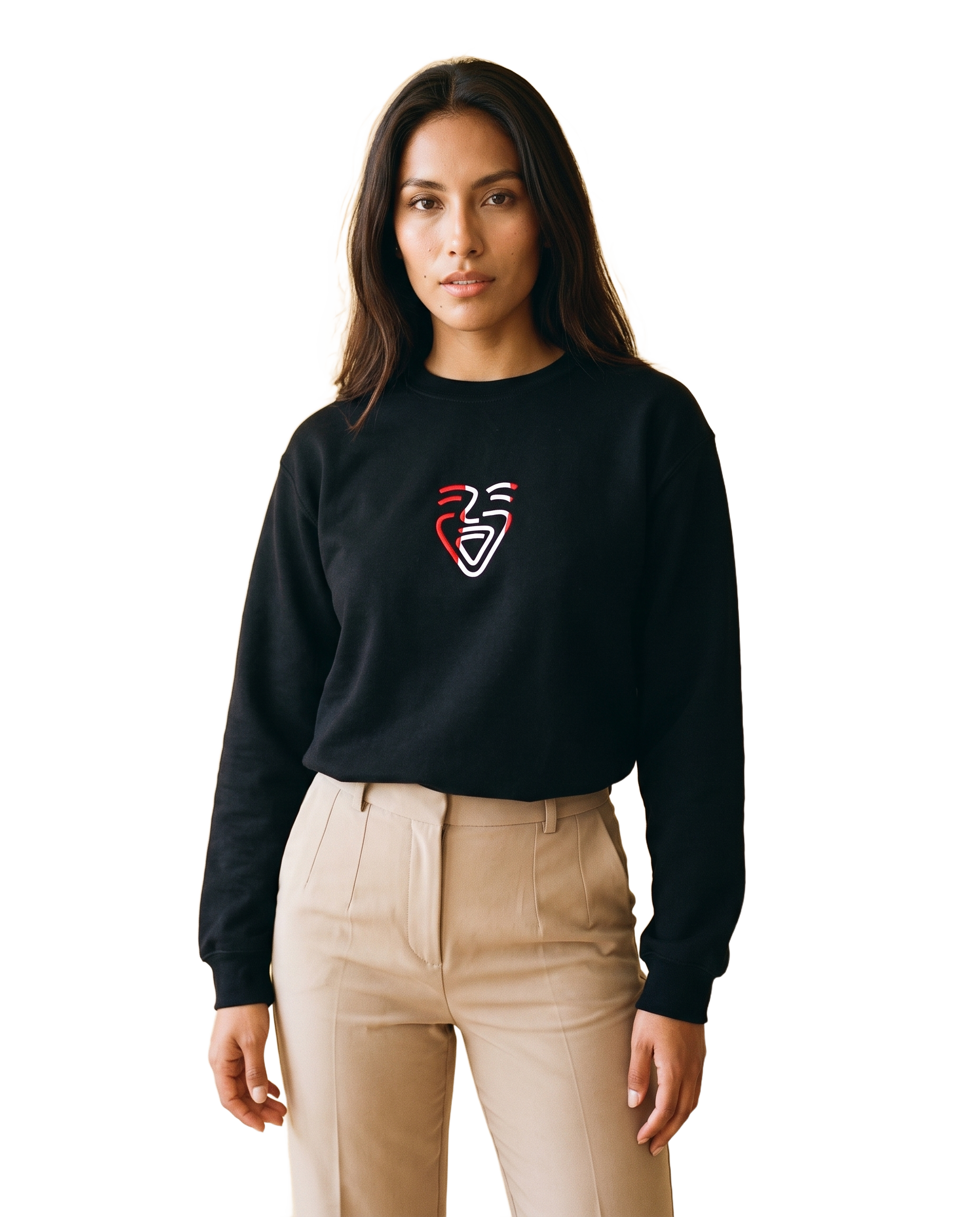Peru Sweater Black on-model Frau