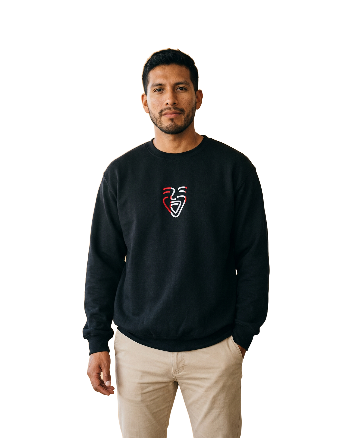 Peru Sweater Black on-model Mann