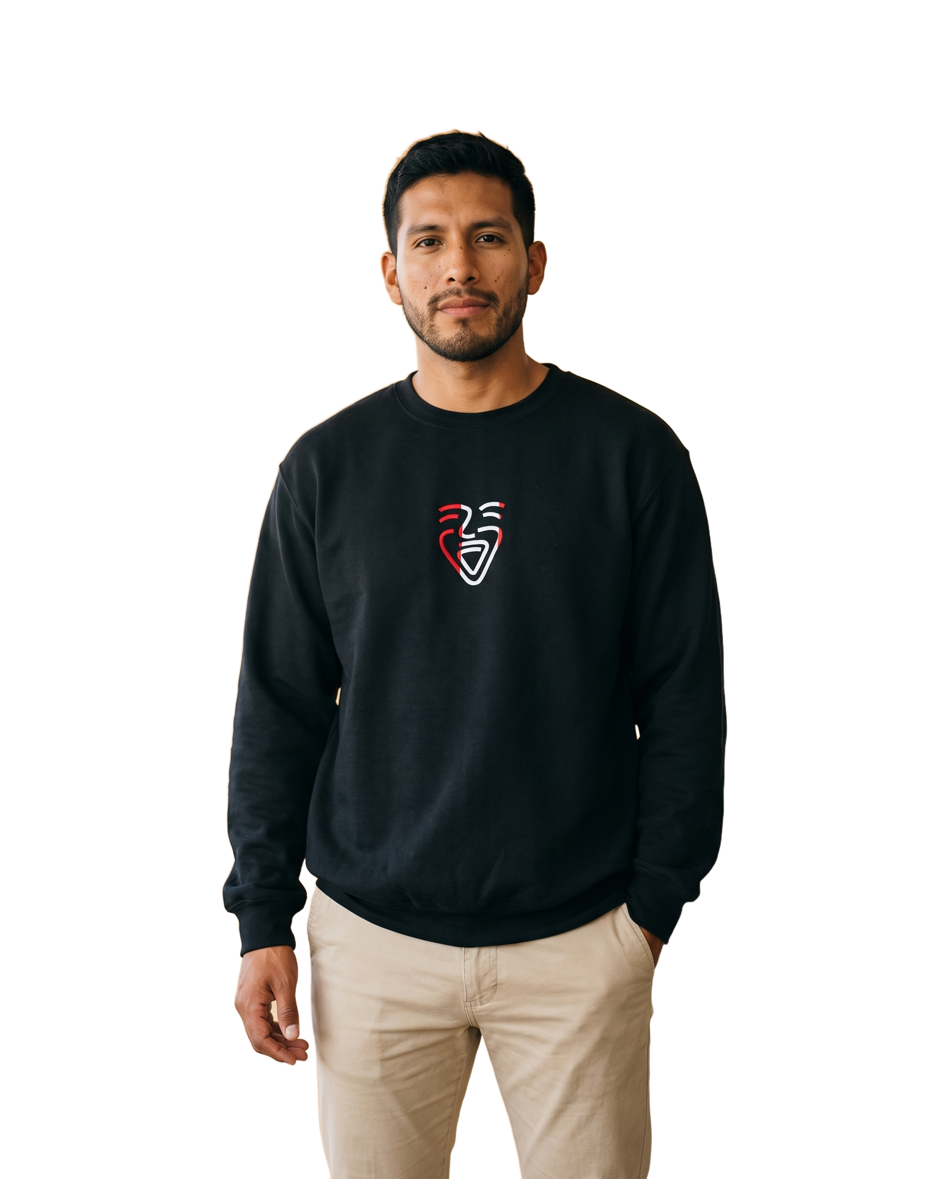 Peru Sweater Black on-model Mann